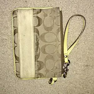 Coach wristlet